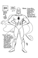 Space Ghost #3 Cover T Foc Toth Model Sheet Virgin