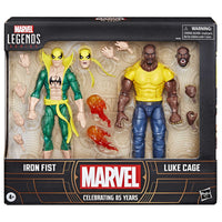 Marvel 85th Ann Legends Iron Fist & Luke Cage 6in Action Figure 2pk (Ne