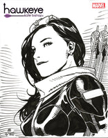 HAWKEYE KATE BISHOP #3 (OF 5) CHEUNG HEADSHOT SKETCH VAR (2022)