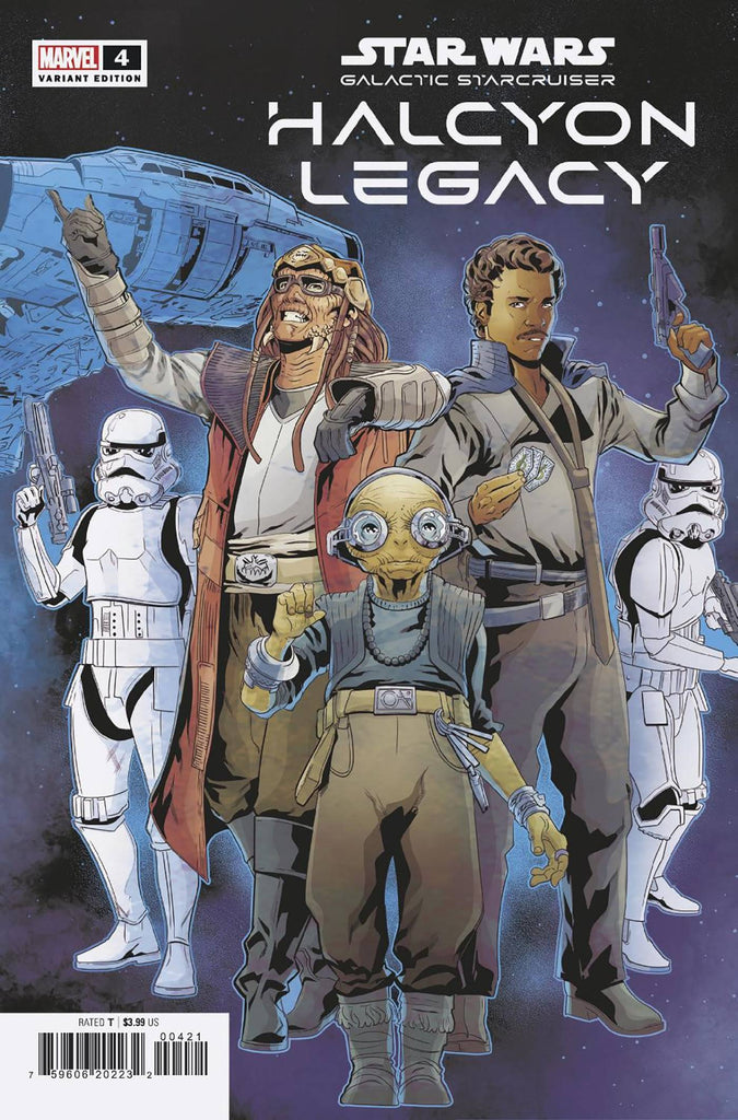STAR WARS HALCYON LEGACY #4 (OF 5) SLINEY CONNECTING VAR (2022)
