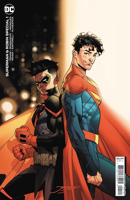 SUPERMAN & ROBIN SPECIAL #1 (ONE SHOT) CVR B JORGE JIMENEZ CARD STOCK VAR (2022)